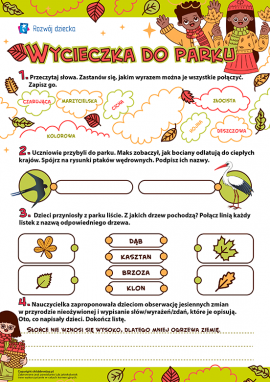Wycieczka do jesiennego parku: obserwujemy zmiany w przyrodzie