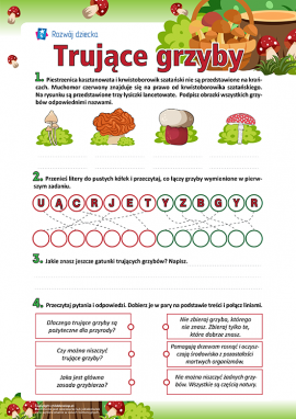 Uczymy się rozpoznawać trujące grzyby