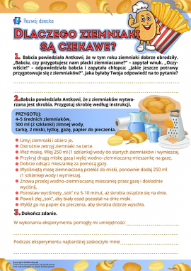 Robimy skrobię z ziemniaków