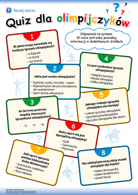 Quiz dla olimpijczyków