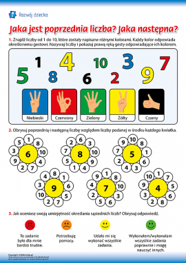 Określamy poprzednią i następną liczbę