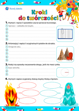 Kroki do twórczości: rozwój kreatywnego myślenia