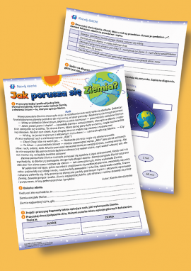 Bajka edukacyjna: obroty Ziemi wokół własnej osi i wokół Słońca