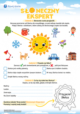 Słońce – źródło światła i ciepła