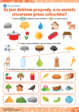 Obiekty sztuczne i naturalne: poznajemy otoczenie