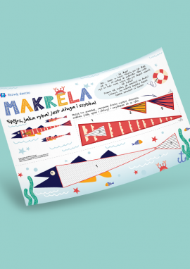 Rybka: prosta praca plastyczna dla dzieci od 3 roku życia