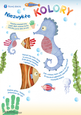 Mieszkańcy morza: malujemy dłonią