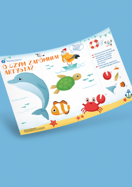 Czego zapomniał narysować artysta? (dla dzieci 2- i 3-letnich)