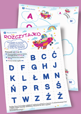 Praca plastyczna do nauki czytania sylab zamkniętych: szablon do wykonania materiału dydaktycznego