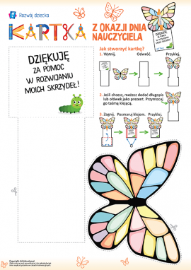 Kartka DIY z niespodzianką na Dzień Nauczyciela 