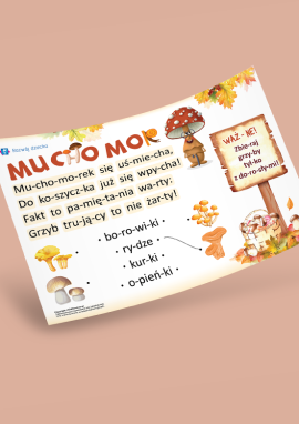 Czytanka z podziałem na słaby dla przedszkolaków