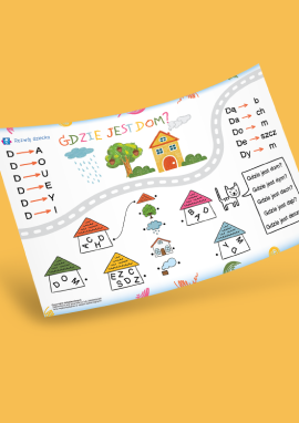 Czytamy sylaby z głoską D: ćwiczenia do nauki czytania