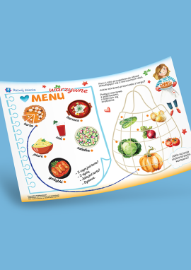 Z jakiego warzywa jest to danie? Zadanie na rozwijanie mowy dla przedszkolaków