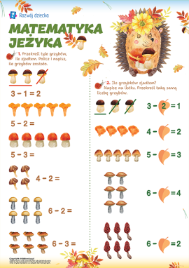 Ciekawe zadania na odejmowanie w zakresie do 10