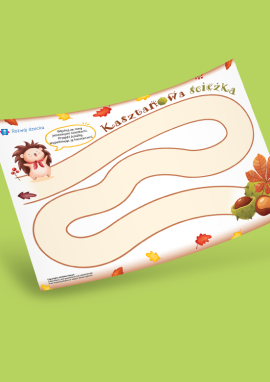 Ułóż ścieżkę z kasztanów: zabawy z naturalnymi materiałami