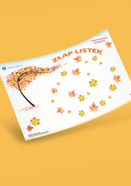 Jesienna gra dydaktyczna z kamyczkami Marbles dla dzieci od 2 roku życia