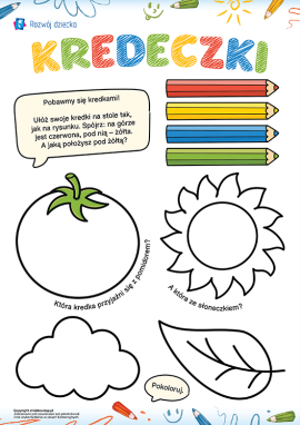 Uczymy się kolorować: poznajemy kolory i rozwijamy umiejętności grafomotoryczne