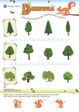 Znajdź takie same drzewa: rozwój percepcji wzrokowej u dzieci w wieku 2–3 lat