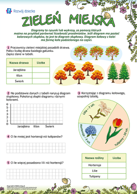 Zieleń miejska: tworzenie i analiza diagramów