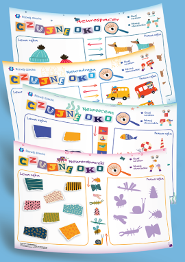 Neurozadania dla dzieci: zestaw ciekawych szablonów