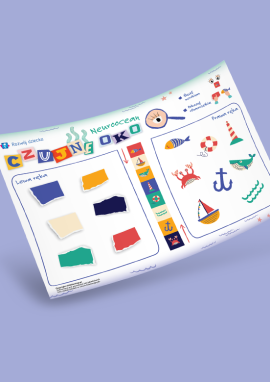 Pokazuj obiema rękami jednocześnie: szablon nr 3 do neurogry 