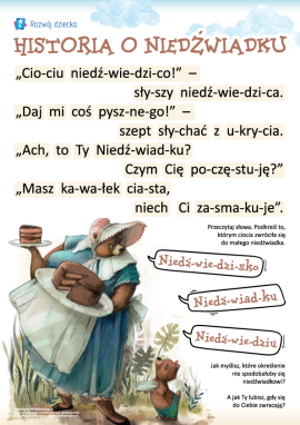 Niedźwiadki: czytanie metodą sylabową