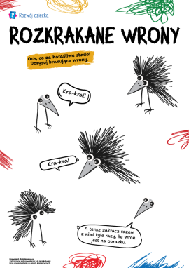 Wrony: grafomotoryka, przygotowanie ręki do pisania