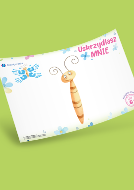 Laurka od malucha: malujemy motyla dłonią