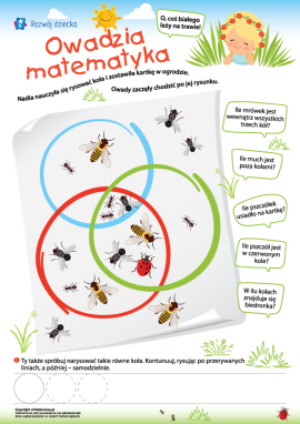 Owadzia matematyka: diagram Venna, liczenie w zakresie do 5