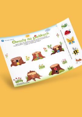 Owady: rozwijamy umiejętność rozpoznawania kolorów