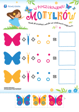 Motyle: rozwijamy uwagę i uczymy się kolorów z dziećmi w wieku 3–4 lat