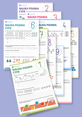 Zestaw do nauki pisania cyfr