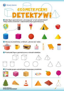 Geometryczni detektywi: figury w obiektach