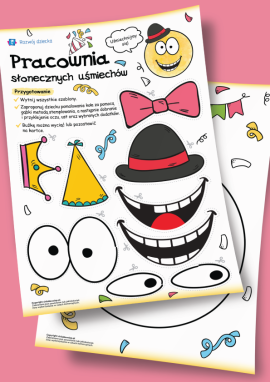 Wesoła buźka: praca plastyczna 