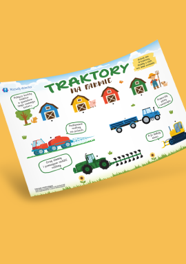 Traktory: poznajemy ich rodzaje i utrwalamy nazwy kolorów