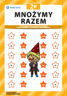 Mnożymy razem nr 2: poznajemy tabliczkę mnożenia