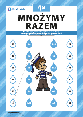 Mnożymy razem nr 4: poznajemy tabliczkę mnożenia