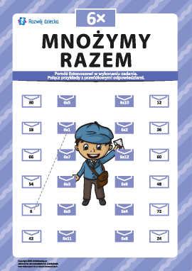 Mnożymy razem nr 6: poznajemy tabliczkę mnożenia
