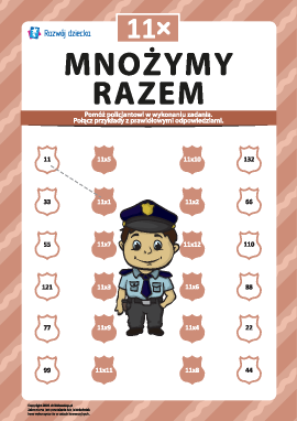 Mnożymy razem nr 11: poznajemy tabliczkę mnożenia