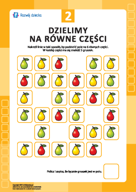 „Dzielimy po równo” nr 2: uczymy się myślenia i liczenia