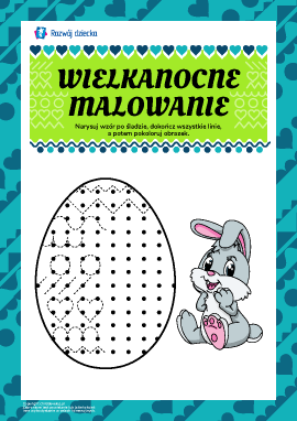Wielkanocne malowanie: trenujemy motorykę
