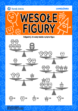Łamigłówka „Wesołe figury”