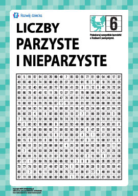 Poznajemy liczby parzyste i nieparzyste nr 6