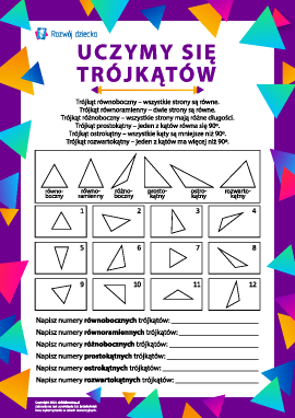 Poznajemy różne rodzaje trójkątów