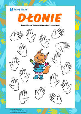 Wesołe dłonie: rozróżniamy lewe i prawe