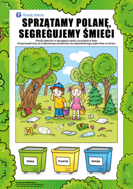 Sprzątamy polanę, segregujemy śmieci