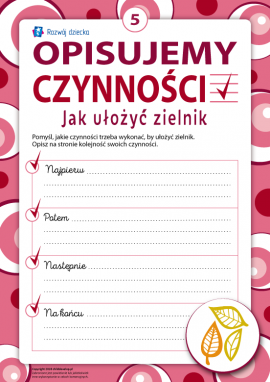 Opisujemy kolejność czynności: jak ułożyć zielnik