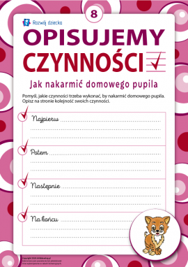 Opisujemy kolejność czynności: jak nakarmić domowego pupila