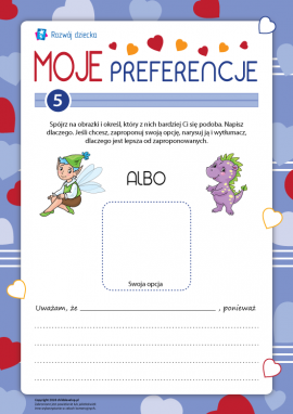 Moje preferencje: elf albo smok