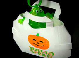 Jak zrobić pakunek do słodyczy na Halloween